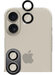 Glaasie iPhone 16 / iPhone 16 Plus Kamera-Ring-Schutz aus Glas, schwarz