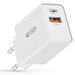 Tech Protection 30-Watt-USB-Ladegerät mit 2 Anschlüssen, weiß