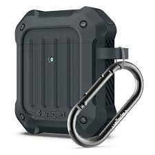 Spigen Tough Armor AirPods hoesje Grijs