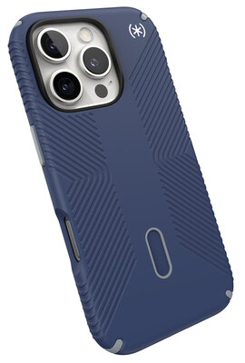 Speck Presidio 2 Grip Clicklock iPhone 16 Pro hoesje blauw
