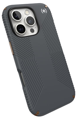 Speck Presidio 2 Grip iPhone 16 Pro Max hoesje grijs