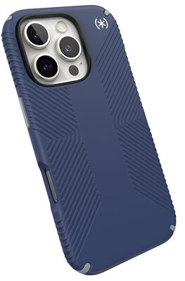 Speck Presidio 2 Grip iPhone 16 Pro hoesje blauw