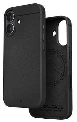 Caudabe Sheath iPhone 16 Plus hoesje zwart