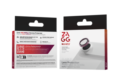 ZAGG InvisibleShield iPhone 17 Air camera protector roze glitter