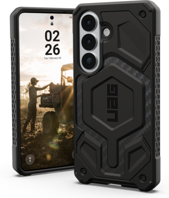 UAG Monarch Pro Galaxy S26 hoesje carbon fiber