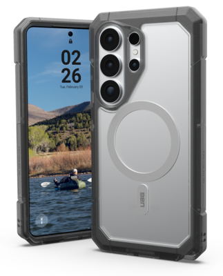 UAG Trooper MagSafe Galaxy S26 Ultra hoesje ash transparant 