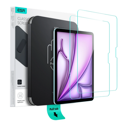 ESR UltraFit iPad Air 11 inch screenprotector 2 pack
