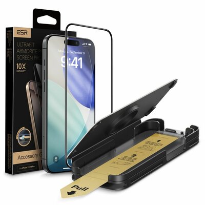 ESR UltraFit Armorite Pro Tempered Glass iPhone 17 Pro screenprotector