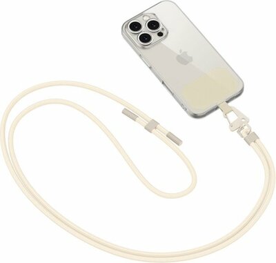 TechProtection Rope universeel draagkoord voor elke telefoon beige