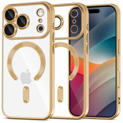 TechProtection Flex MagSafe iPhone 17 Pro hoesje goud