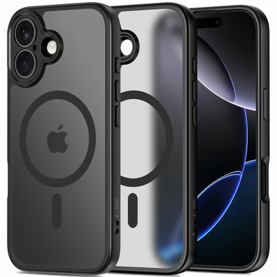 TechProtection Slim MagSafe iPhone 17 hoesje zwart