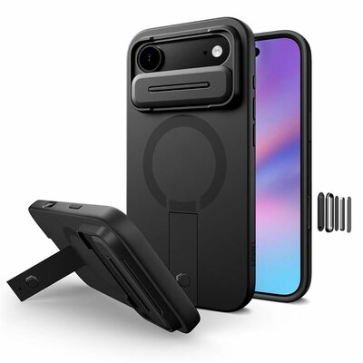 TechProtection Kevlar Aura MagSafe iPhone Air hoesje zwart