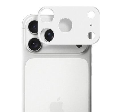 TechProtection iPhone 17 Pro Max&nbsp;aluminium camera beschermer zilver