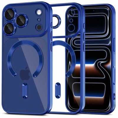 TechProtection MagFlex iPhone 17 Pro hoesje blauw