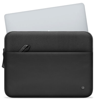 TechProtection Zipper MacBook 13 / 14 sleeve zwart