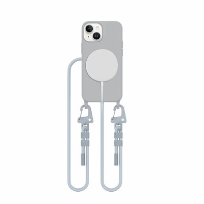 Tech Protection MagSafe iPhone 13 mini hoesje met koord grijs