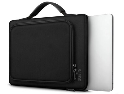 TechProtection Baja MacBook 15 / 16 inch laptoptas zwart