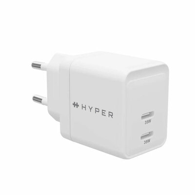 HyperDrive 2-Poort 35 watt oplader wit