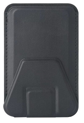 hoesie MagSafe wallet portemonnee hoesje met stand zwart