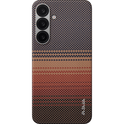 Pitaka Tactile Woven MagSafe Galaxy S25+ Plus hoesje sunset