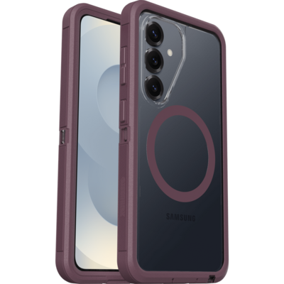 Otterbox Defender Pro XT MagSafe Galaxy S26 hoesje transparant paars