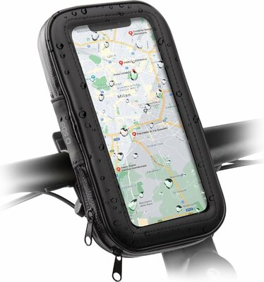 SBS Rain Resistant&nbsp;universele stevige fietshouder zwart