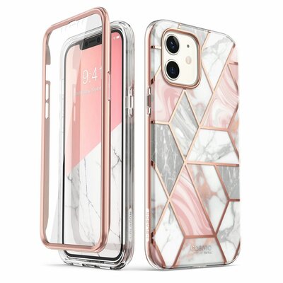 Supcase Cosmo iPhone 12 mini hoesje Marble