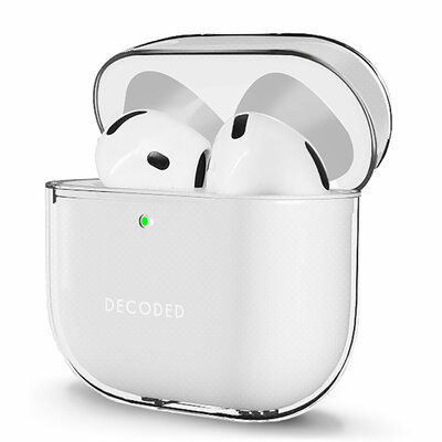 Decoded siliconen AirPods 4 hoesje transparant