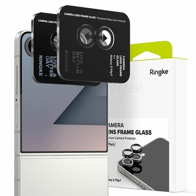 Ringke Galaxy Z Flip&nbsp;7 camera protector 2 pack
