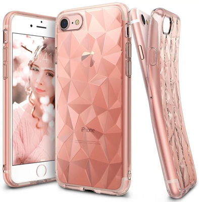 Ringke Air Prism iPhone SE 2022 / 2020 / 8 / 7 hoesje Rose