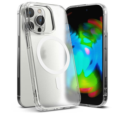 Ringke Fusion MagSafe iPhone 14 Pro hoesje mat doorzichtig