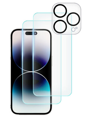 Tech Protection Glas-Displayschutzfolien-Set f&uuml;r das iPhone 15 Pro Max
