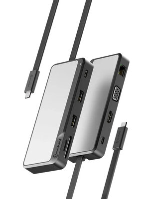 Alogic Fusion Pro Tour USB-C 8-in-1 compact dock