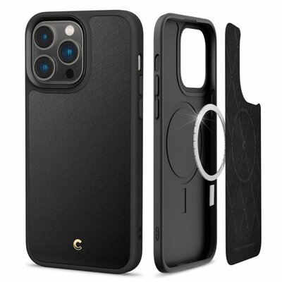 Spigen Cyrill Kajuk MagSafe iPhone 14 Pro Max hoesje zwart