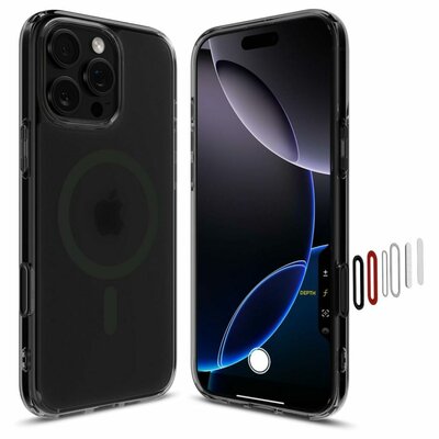 Spigen Ultra Hybrid T MagSafe iPhone 16 Pro hoesje frost zwart