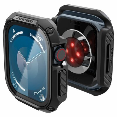 Spigen Tough Apple Watch 10 46 mm hoesje zwart