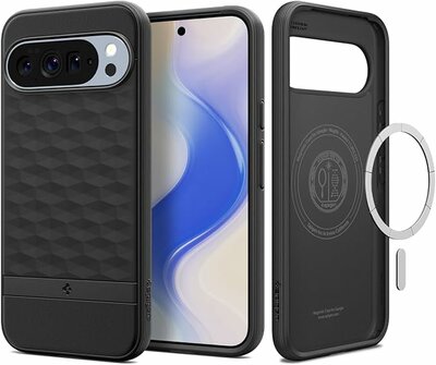 Spigen Parallax Google Pixel 10 / Google Pixel 10 Pro hoesje zwart