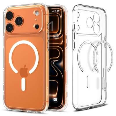 Spigen Ultra Hybrid MagSafe iPhone 17 Pro Max hoesje wit
