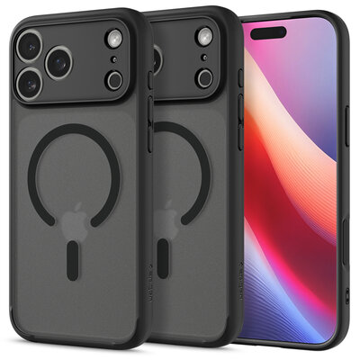 Spigen Ultra Hybrid MagSafe iPhone 17 Pro hoesje frost zwart
