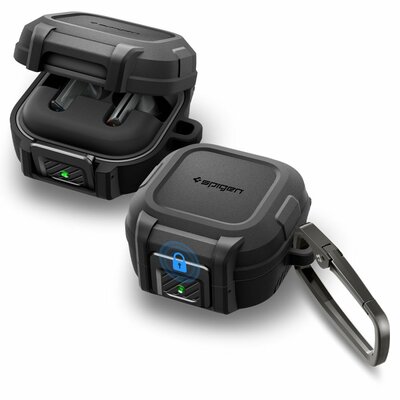 Spigen Lock Fit Galaxy Buds 4 Pro / Galaxy Buds 4 hoesje zwart