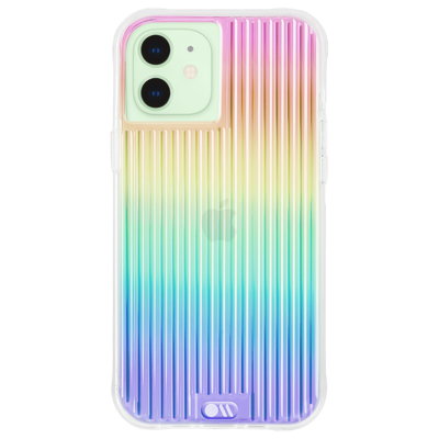 Case-Mate Tough Groove iPhone 12 mini hoesje Iridescent