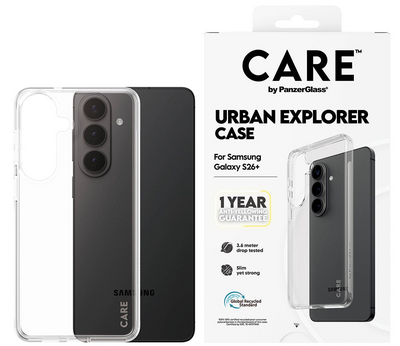 PanzerGlass CARE Urban Explorer Galaxy S26+ Plus hoesje transparant
