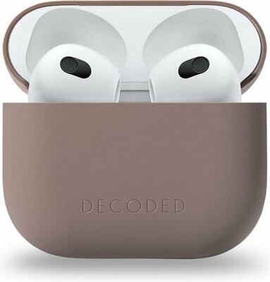 Decoded Siliconen AirPods 3 hoesje Taupe