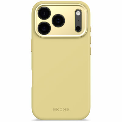 Decoded Silicone iPhone 17 Pro hoesje geel
