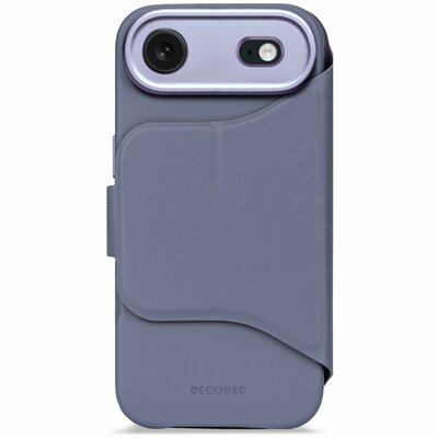 Decoded Textured Silicone 2 in 1 Wallet iPhone Air hoesje blauw