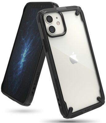 Ringke Fusion X iPhone 12 mini hoesje Zwart
