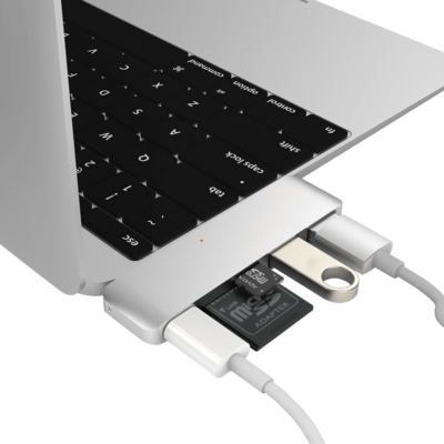 HyperDrive Solo USB-C hub Zilver