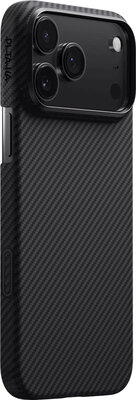Pitaka Ultra Slim MagSafe iPhone 17 Pro hoesje zwart