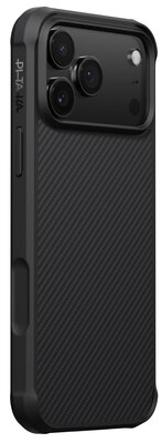Pitaka Military-Grade MagSafe iPhone 17 Pro hoesje zwart