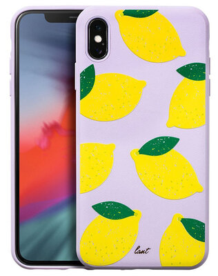 LAUT Tutti Frutti iPhone Xs Max hoesje Limoen